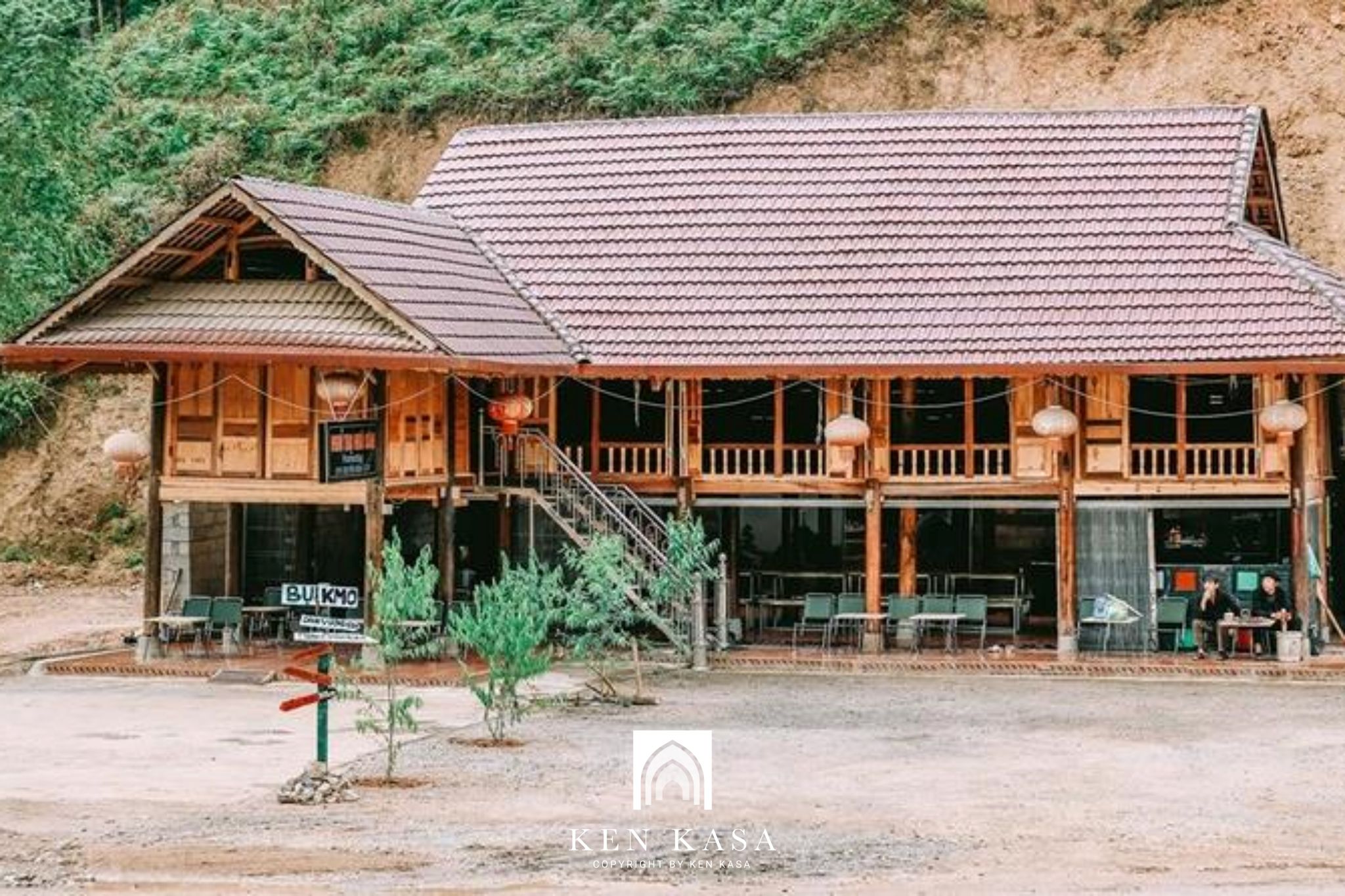 trang tr&iacute; trong thiết kế nội thất homestay bản sắc d&acirc;n tộc